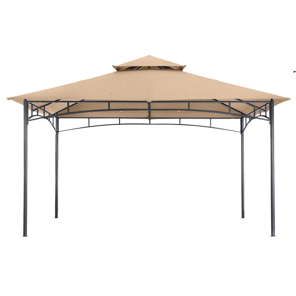 ABCCANOPY Outdoor Double Tier Patio Gazebo 8x8 10x10 10x12 For Garden ABCCANOPY