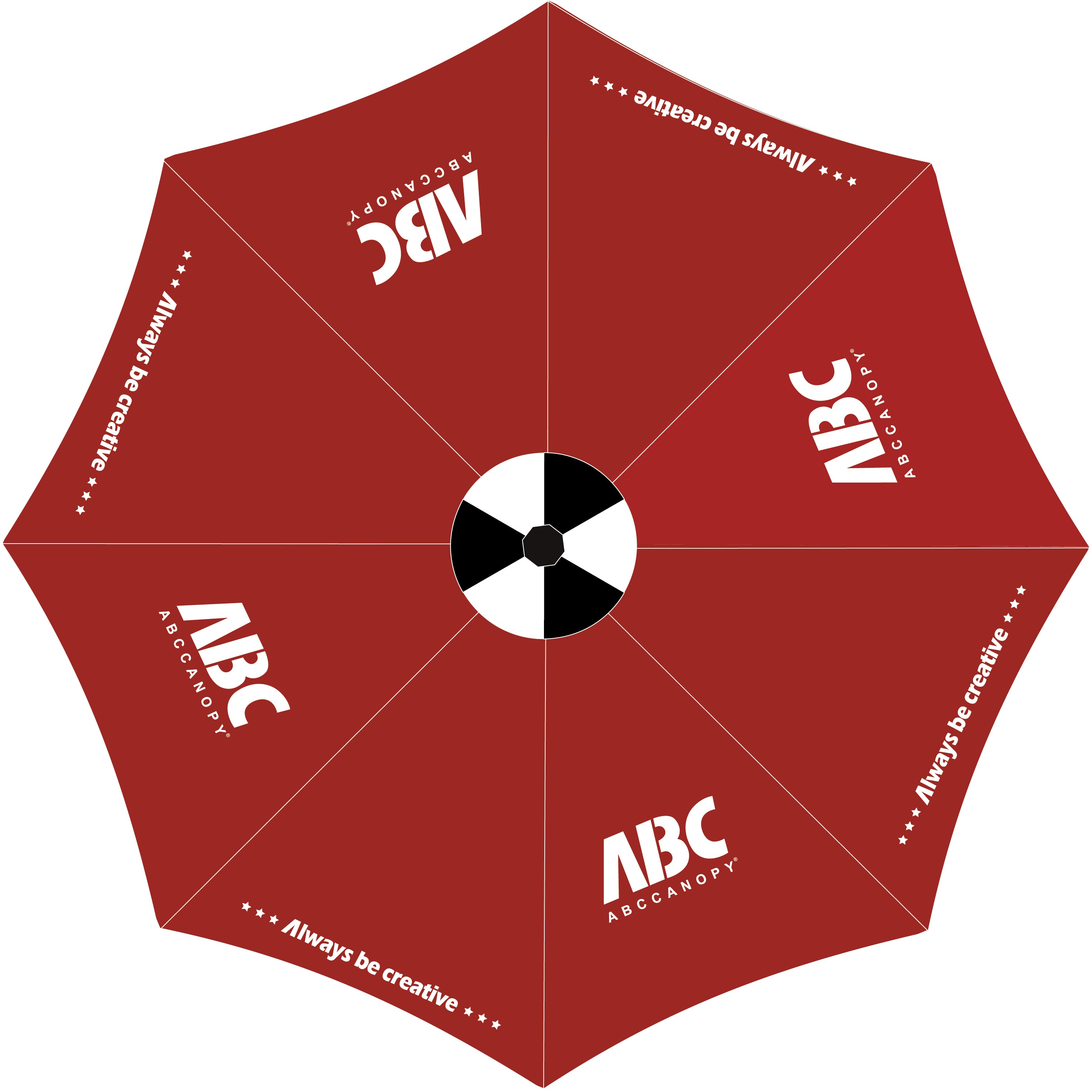 ABCCANOPY 9FT Custom Outdoor Patio Umbrella