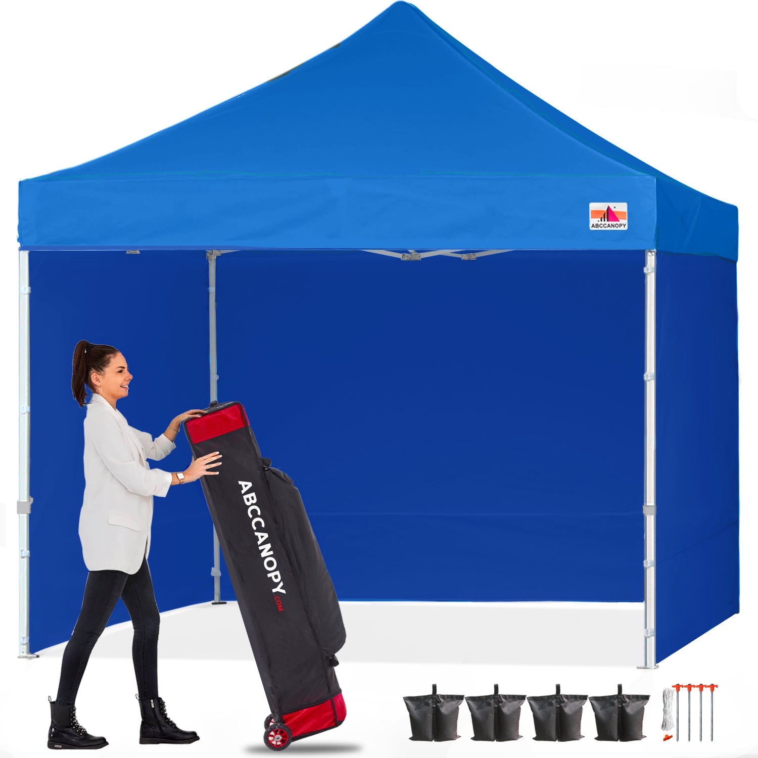 S1 Commercial Pop Up 10x10/10x15/10x20 Canopy Tent with Sidewalls