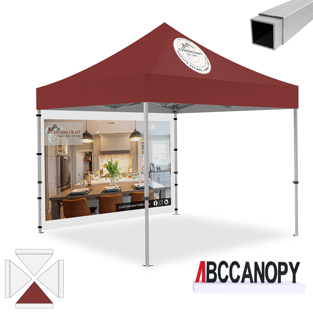 ABCCANOPY Custom Canopy Tent 10x10/10x15/10x20 Aluminum Pop Up Shelter (S3 Professional)