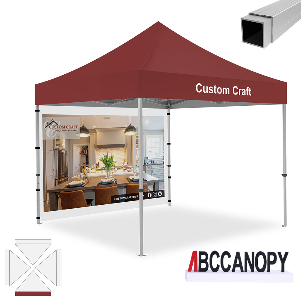 ABCCANOPY Custom Canopy Tent 10x10/10x15/10x20 Aluminum Pop Up Shelter (S3 Professional)