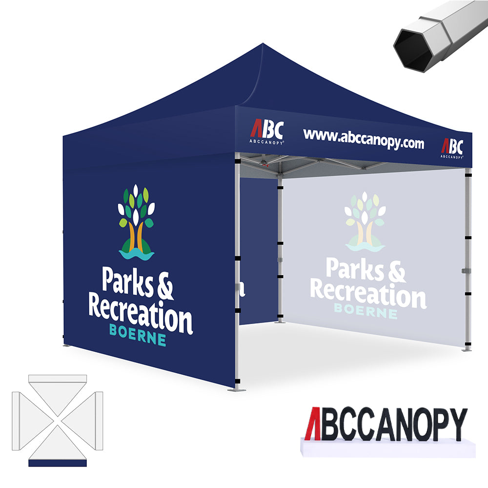 ABCCANOPY S2 Premium Heavy Duty Pop Up 10x10/10x15/10x20 Custom Canopy Tent