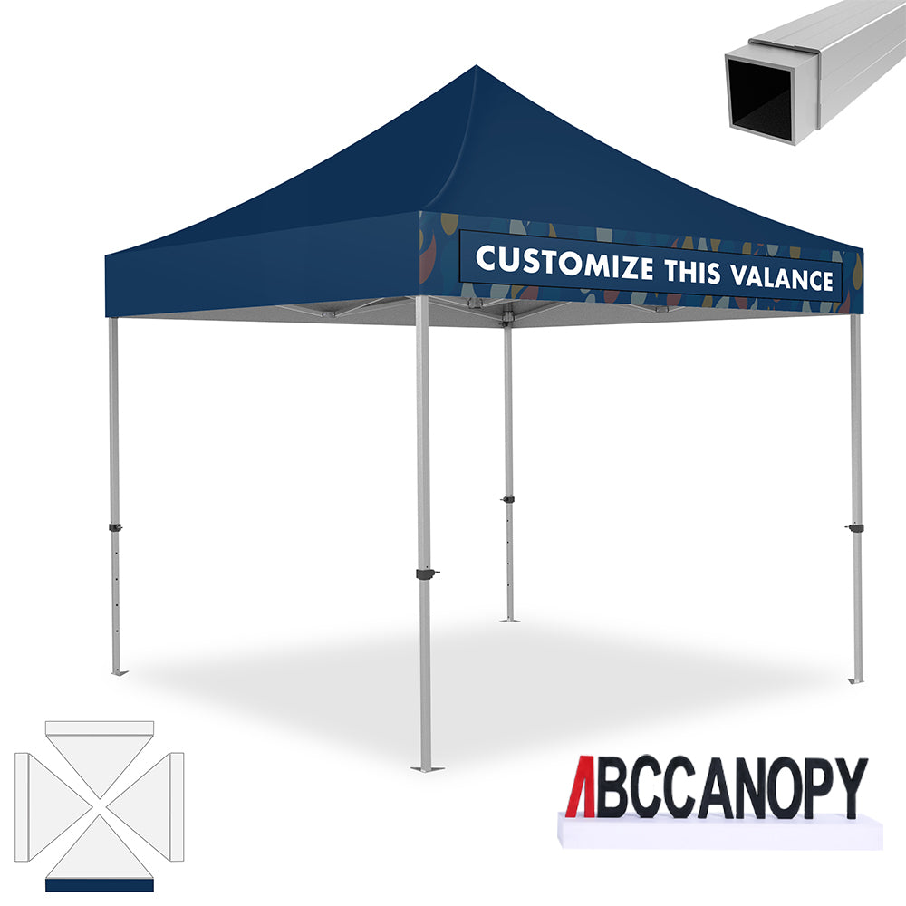 ABCCANOPY Custom Canopy Tent 10x10/10x15/10x20 Aluminum Pop Up Shelter (S3 Professional)