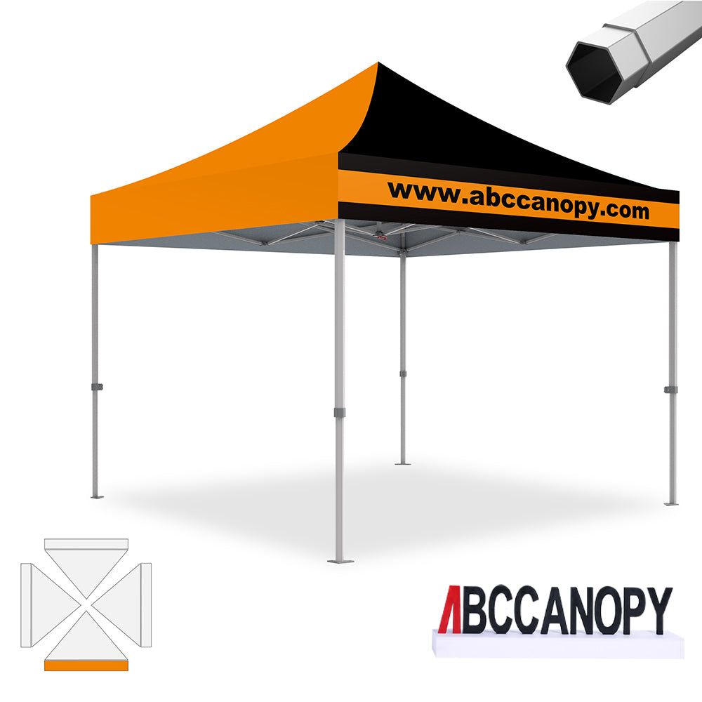 ABCCANOPY S2 Premium Heavy Duty Pop Up 10x10/10x15/10x20 Custom Canopy Tent