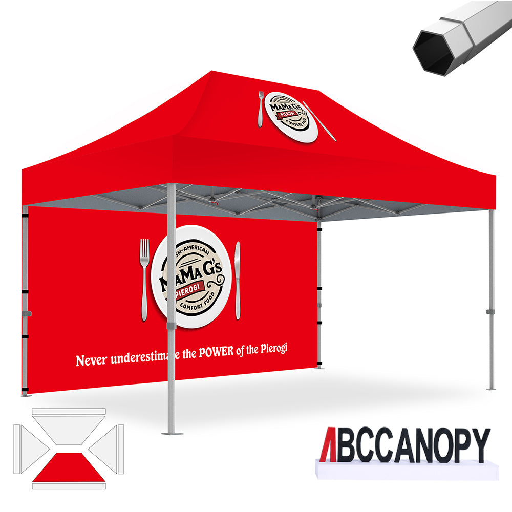 ABCCANOPY S2 Premium Heavy Duty Pop Up 10x10/10x15/10x20 Custom Canopy Tent