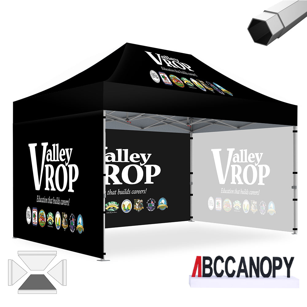 ABCCANOPY S2 Premium Heavy Duty Pop Up 10x10/10x15/10x20 Custom Canopy Tent