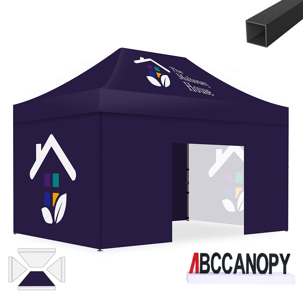 ABCCANOPY S1 Commercial Durable Easy Pop Up 10x10/10x15/10x20 Custom Personalized Canopy Tent