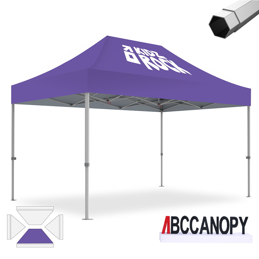 ABCCANOPY S2 Premium Heavy Duty Pop Up 10x10/10x15/10x20 Custom Canopy Tent