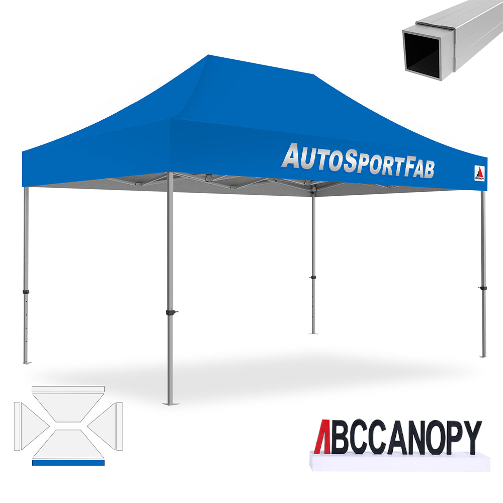 ABCCANOPY Custom Canopy Tent 10x10/10x15/10x20 Aluminum Pop Up Shelter (S3 Professional)