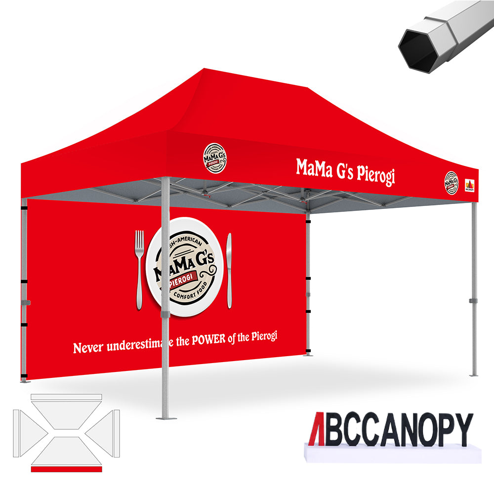 ABCCANOPY S2 Premium Heavy Duty Pop Up 10x10/10x15/10x20 Custom Canopy Tent