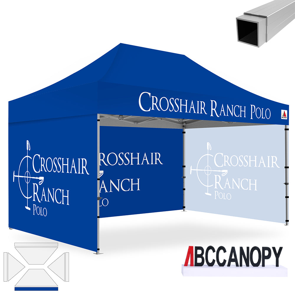 ABCCANOPY Custom Canopy Tent 10x10/10x15/10x20 Aluminum Pop Up Shelter (S3 Professional)