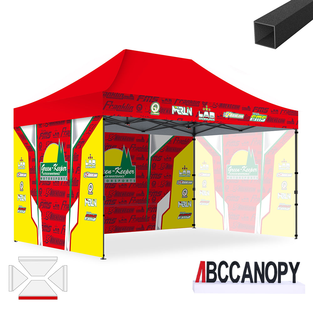 ABCCANOPY S1 Commercial Durable Easy Pop Up 10x10/10x15/10x20 Custom Personalized Canopy Tent