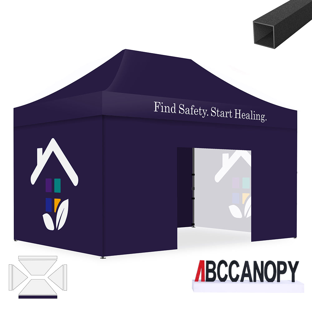 ABCCANOPY S1 Commercial Durable Easy Pop Up 10x10/10x15/10x20 Custom Personalized Canopy Tent