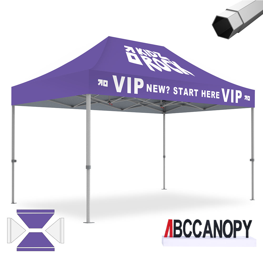 ABCCANOPY S2 Premium Heavy Duty Pop Up 10x10/10x15/10x20 Custom Canopy Tent