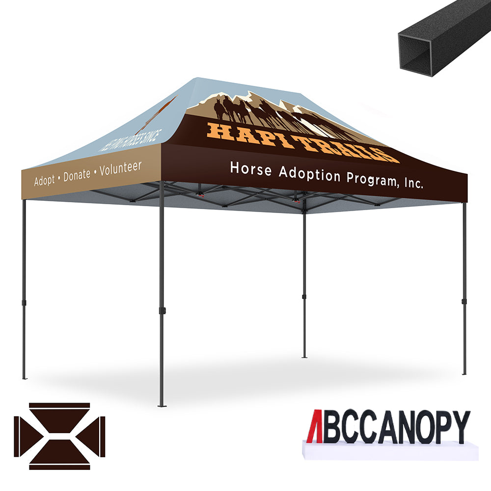 ABCCANOPY S1 Commercial Durable Easy Pop Up 10x10/10x15/10x20 Custom Personalized Canopy Tent