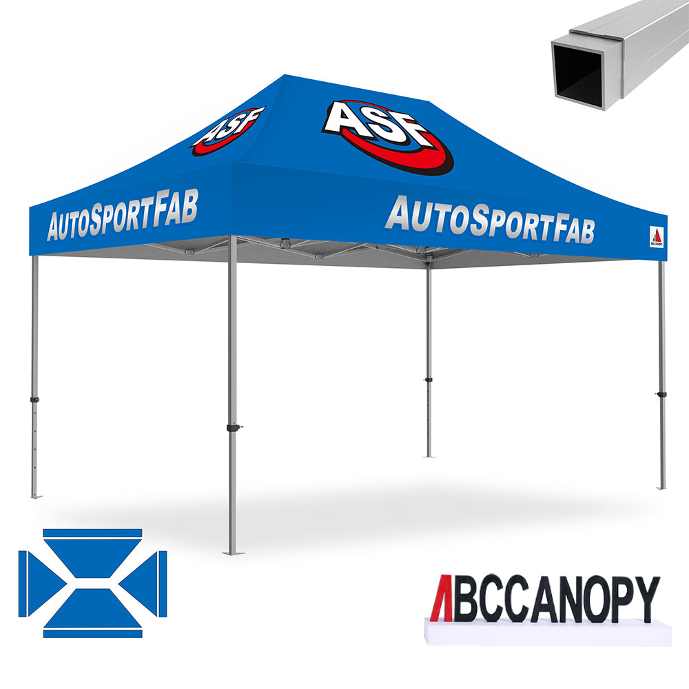 ABCCANOPY Custom Canopy Tent 10x10/10x15/10x20 Aluminum Pop Up Shelter (S3 Professional)