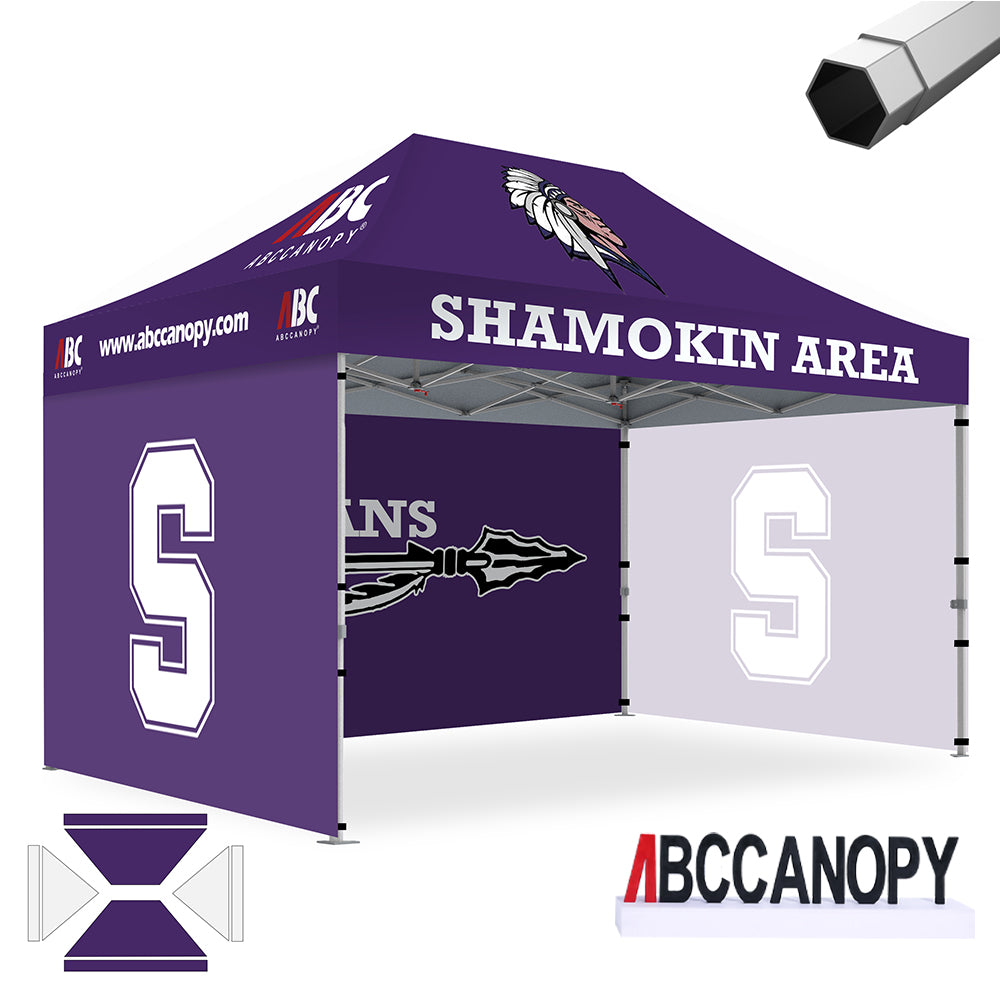 ABCCANOPY S1 S2 Premium 10x10/10x15/10x20 Custom Canopy (Brand Union)