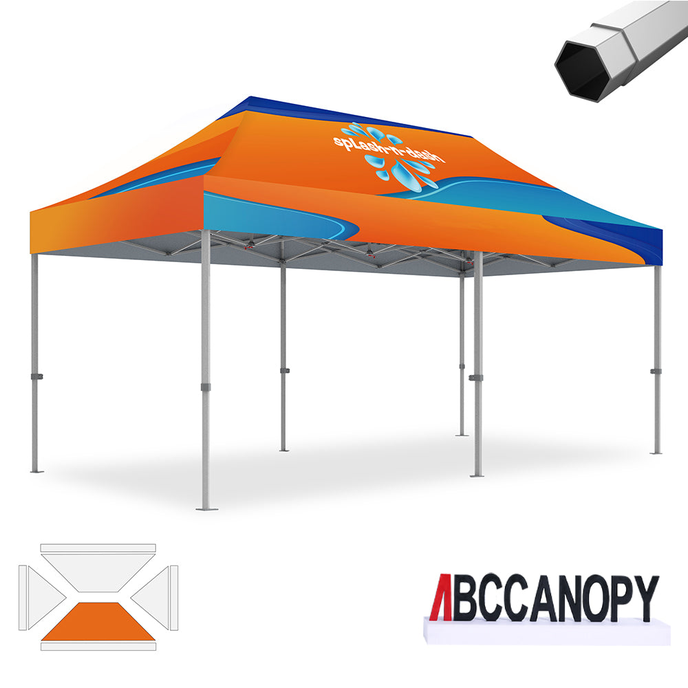 ABCCANOPY S2 Premium Heavy Duty Pop Up 10x10/10x15/10x20 Custom Canopy Tent