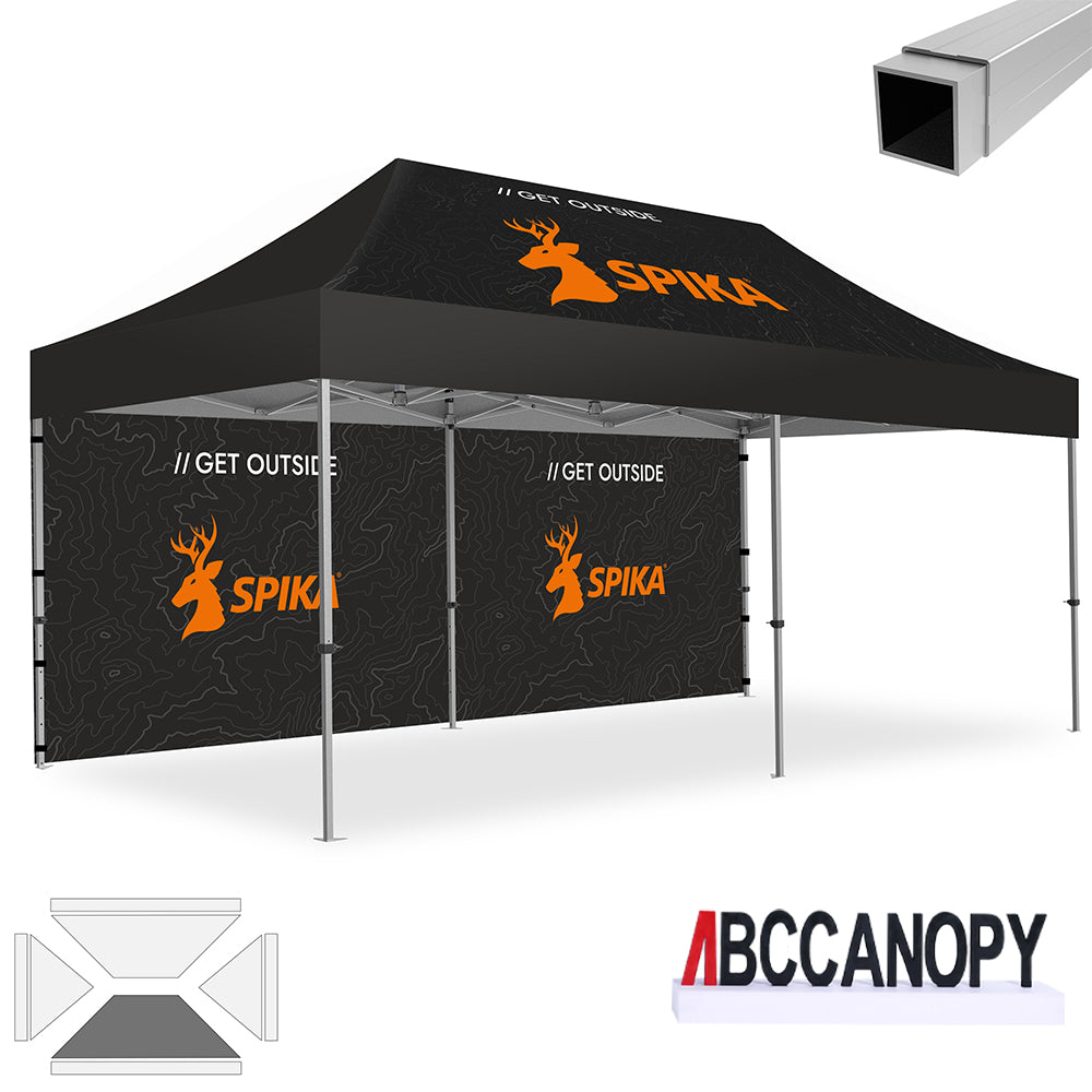 ABCCANOPY Custom Canopy Tent 10x10/10x15/10x20 Aluminum Pop Up Shelter (S3 Professional)