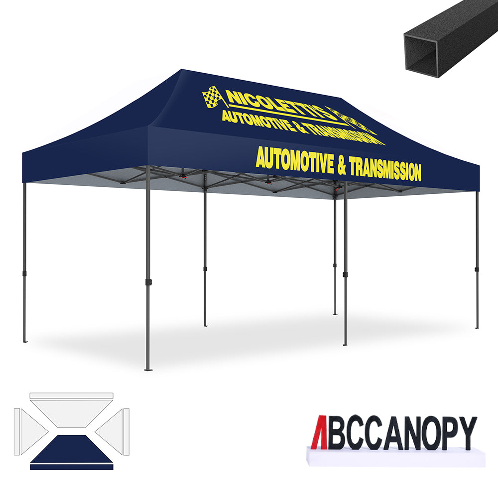 ABCCANOPY S1 Commercial Durable Easy Pop Up 10x10/10x15/10x20 Custom Personalized Canopy Tent