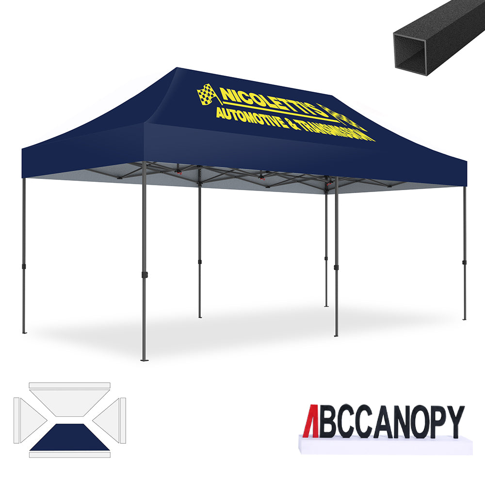 ABCCANOPY S1 Commercial Durable Easy Pop Up 10x10/10x15/10x20 Custom Personalized Canopy Tent