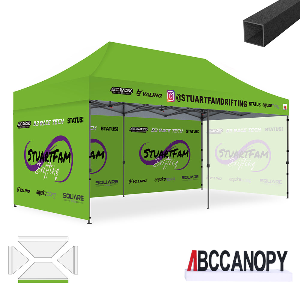 ABCCANOPY S1 Commercial Durable Easy Pop Up 10x10/10x15/10x20 Custom Personalized Canopy Tent