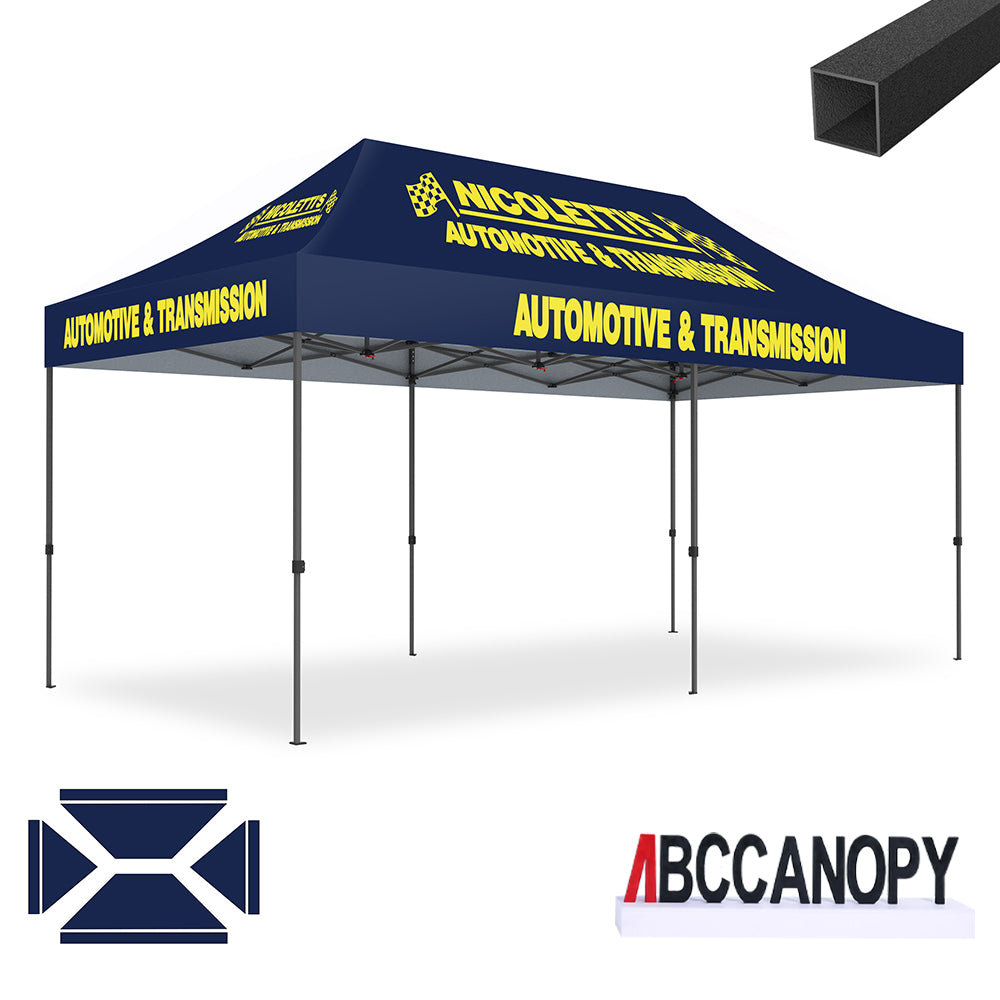 ABCCANOPY S1 Commercial Durable Easy Pop Up 10x10/10x15/10x20 Custom Personalized Canopy Tent