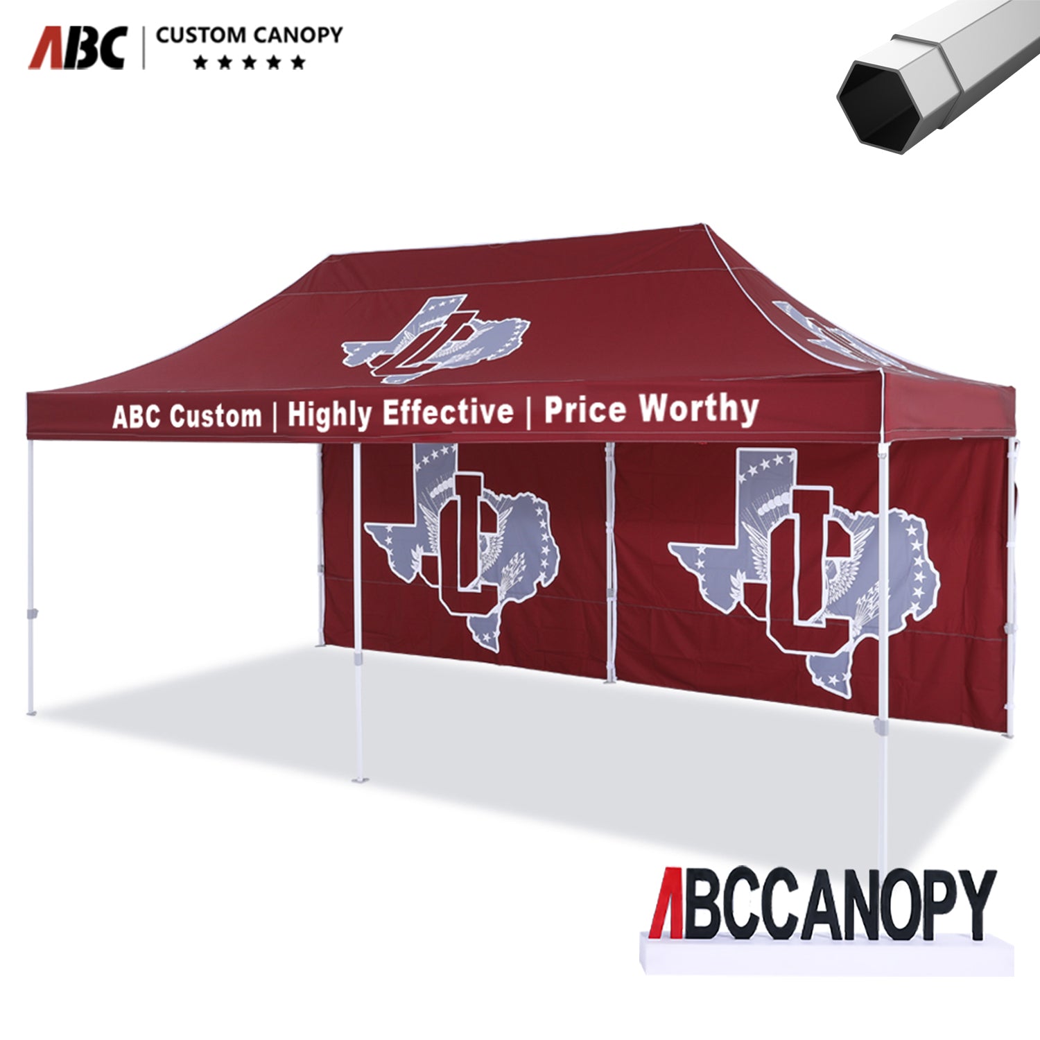 S2 Premium Heavy Duty Pop Up 10x10/10x15/10x20 Custom Canopy Tent