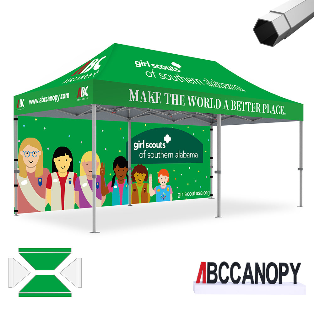 ABCCANOPY S1 S2 Premium 10x10/10x15/10x20 Custom Canopy (Brand Union)