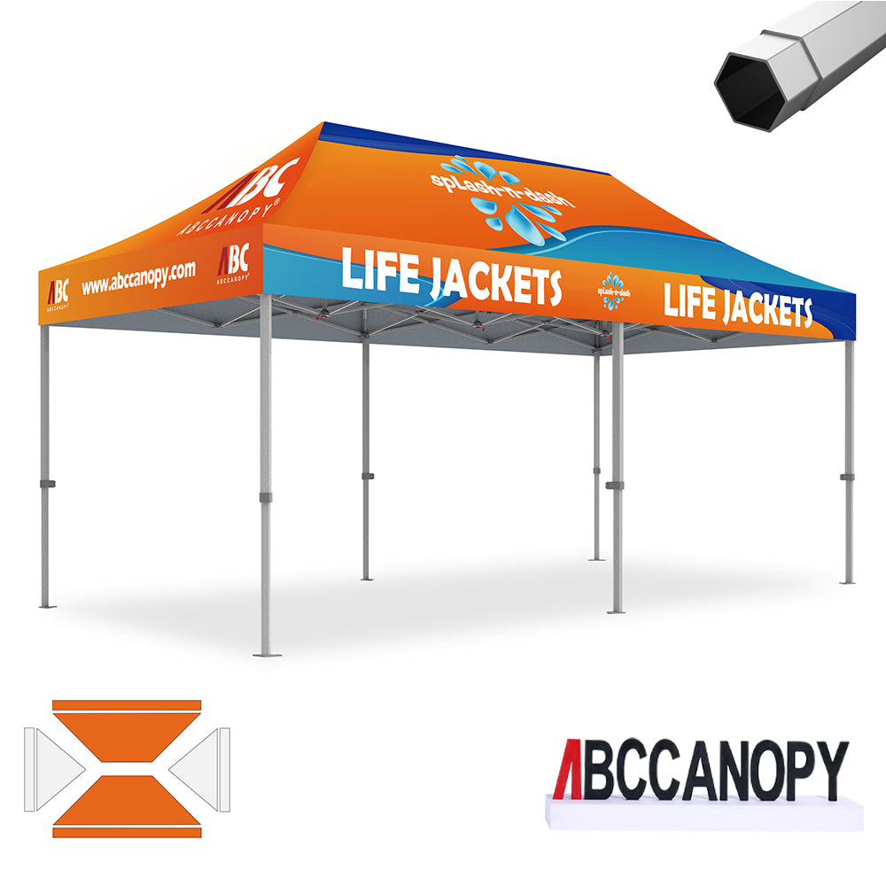 ABCCANOPY S1 S2 Premium 10x10/10x15/10x20 Custom Canopy (Brand Union)