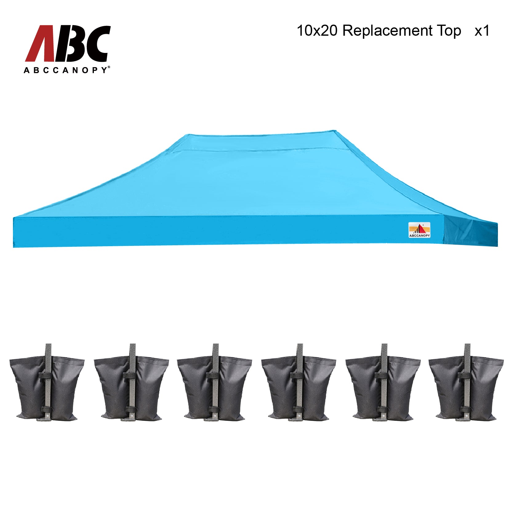 ABCCANOPY Top Cover for 10x20 Pop Up Canopy White