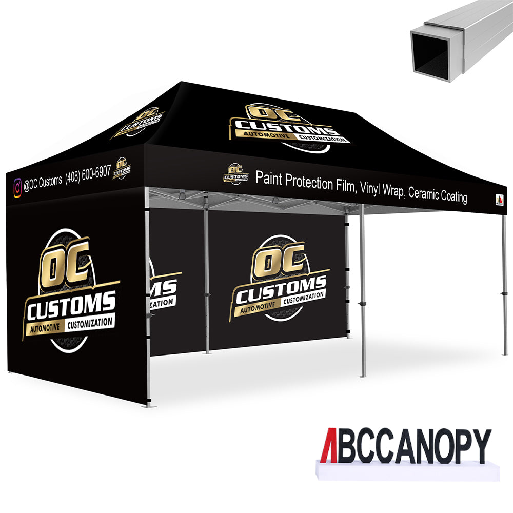 ABCCANOPY S3 Professional Super Duty Aluminum 10x10 Custom Canopy