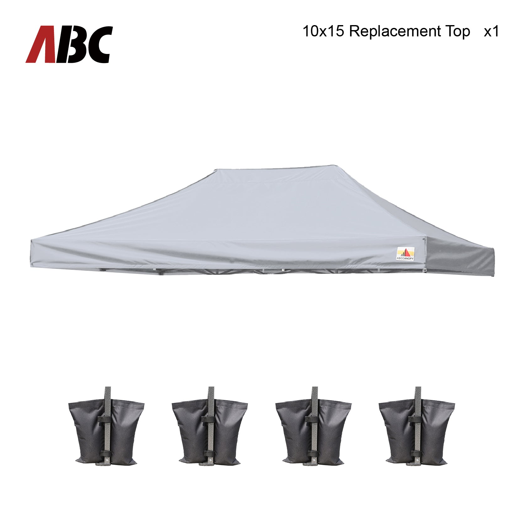 Top cover for 10x15 pop-up canopy