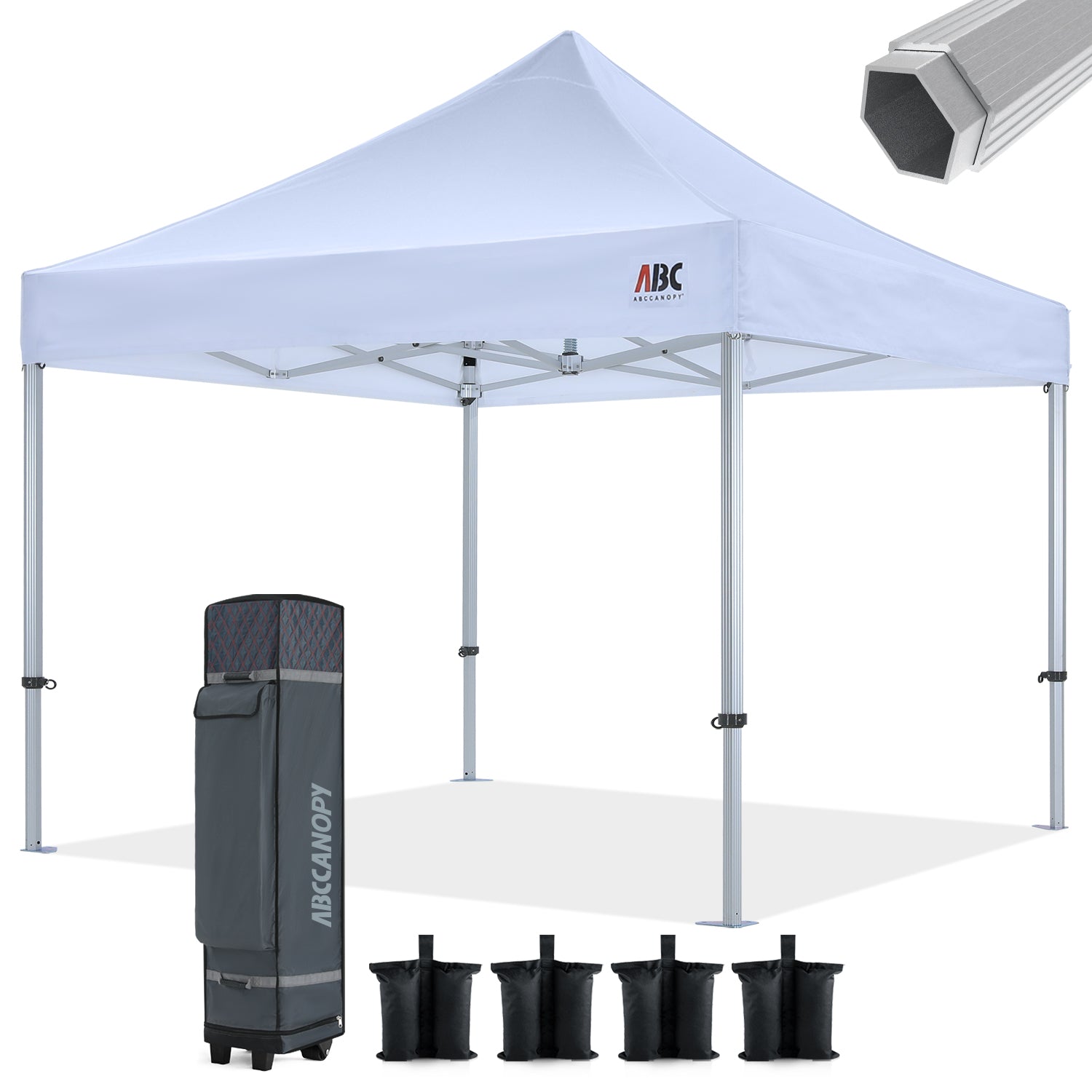 ABCCANOPY S3 Professional Super Heavy Duty 10x10/10x15/10x20 Aluminum Canopy Tent