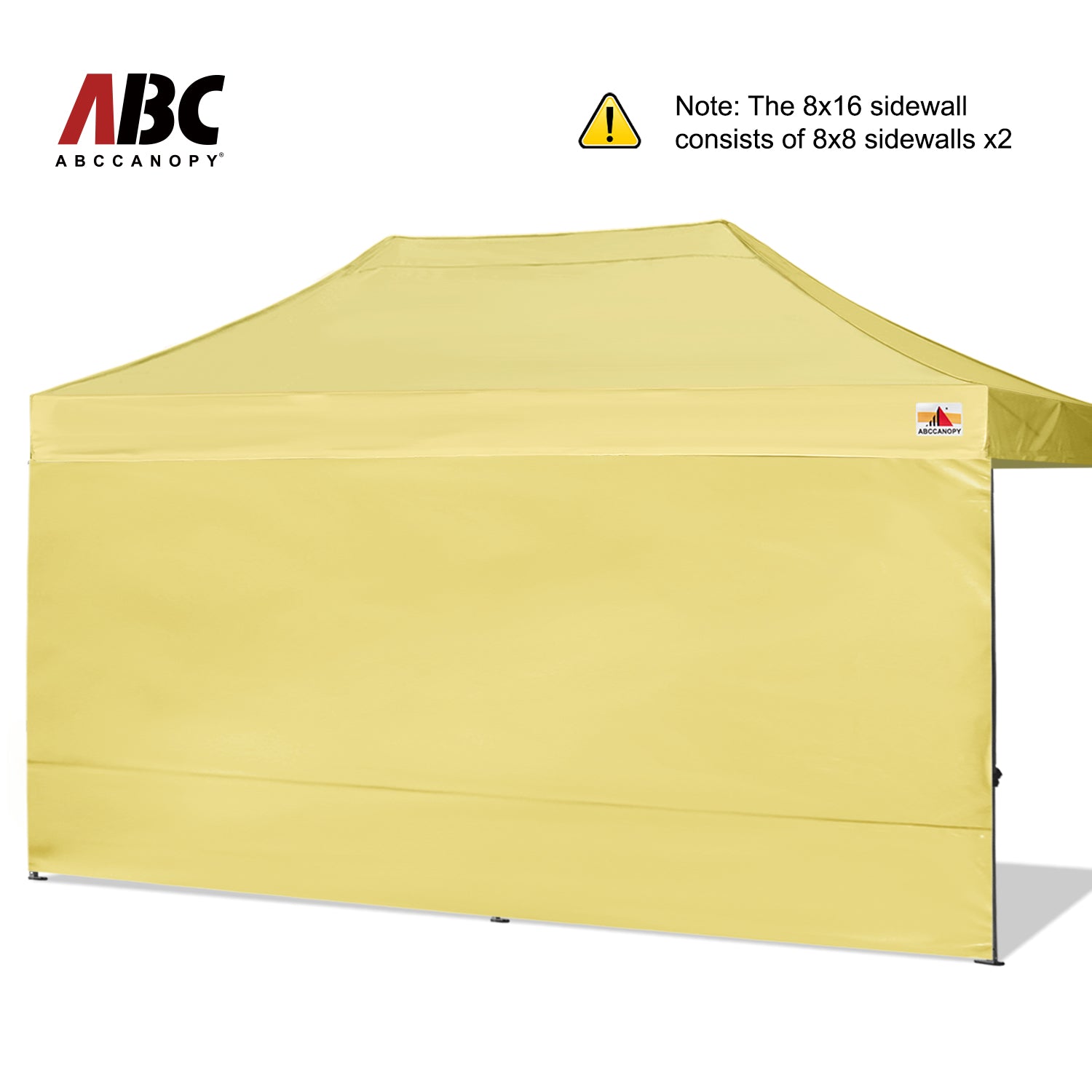 ABCCANOPY Horizontal Velcro Sidewall for 8x8/8x12/8x16 canopy (Overseas)