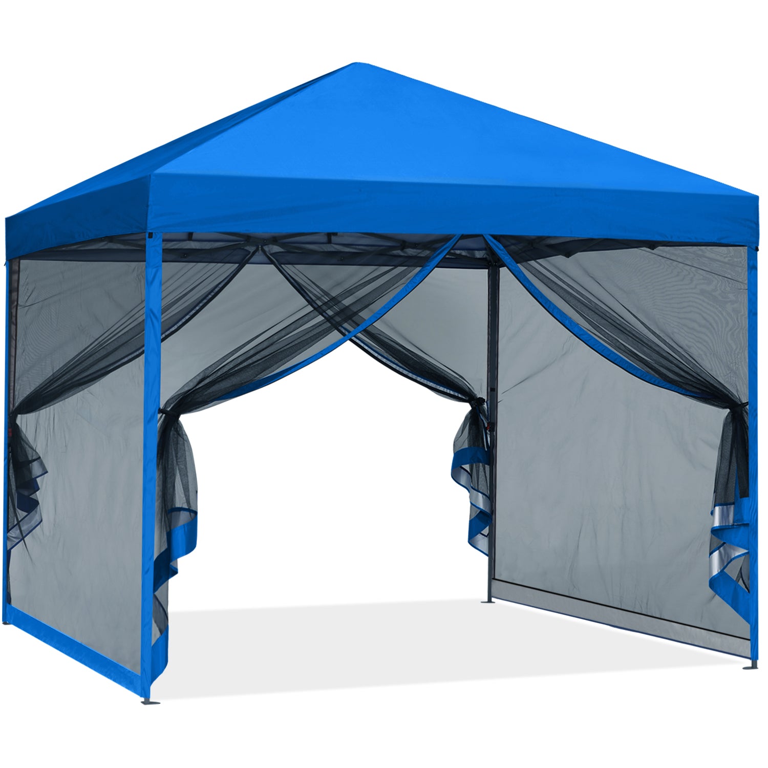 ABCCANOPY 8x8/10x10 Outdoor Easy Pop up Canopy Tent with Netting Wall