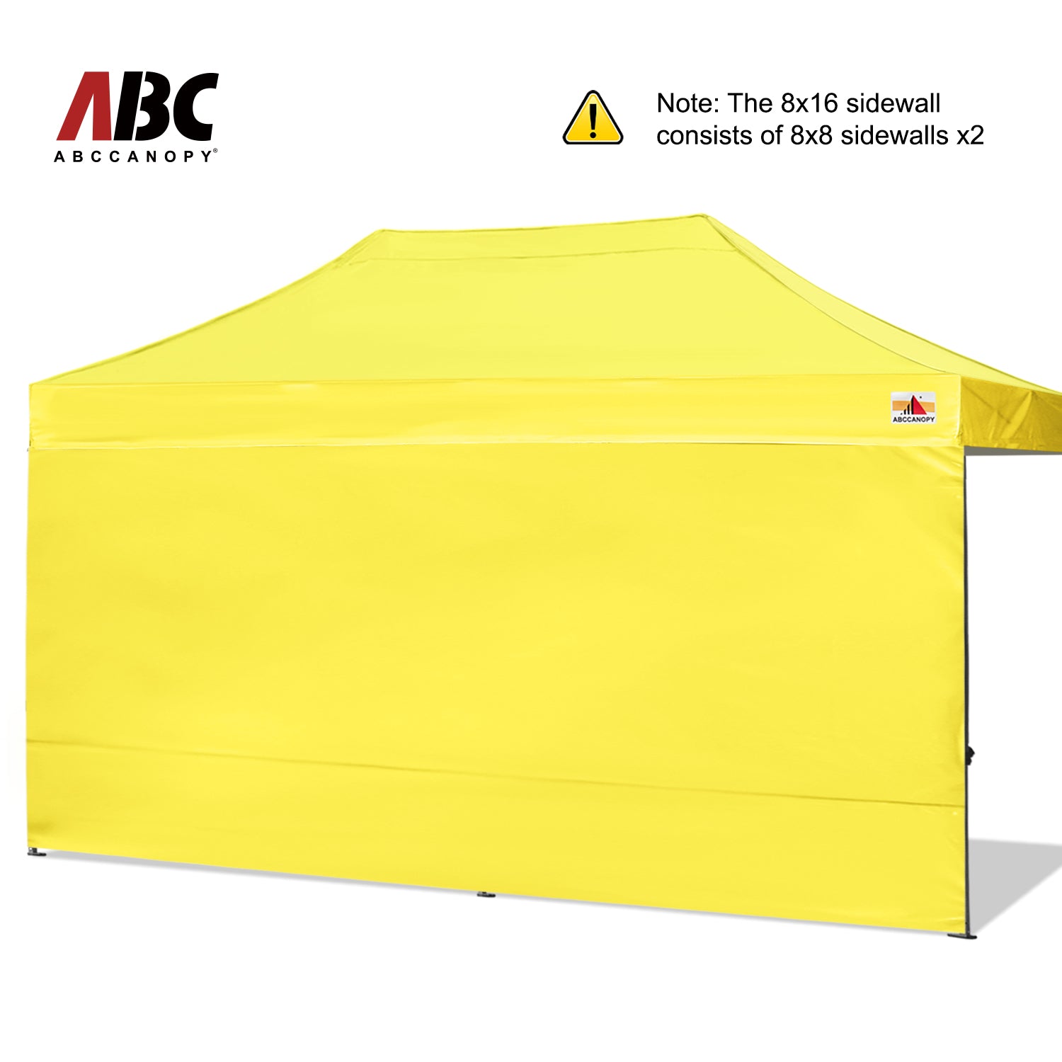 ABCCANOPY Horizontal Velcro Sidewall for 8x8/8x12/8x16 canopy (Overseas)