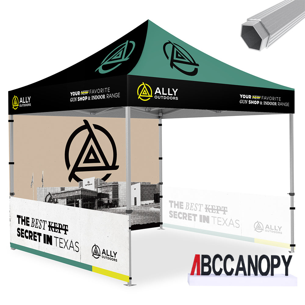 ABCCANOPY S3 Professional Super Duty Aluminum 10x10 Custom Canopy