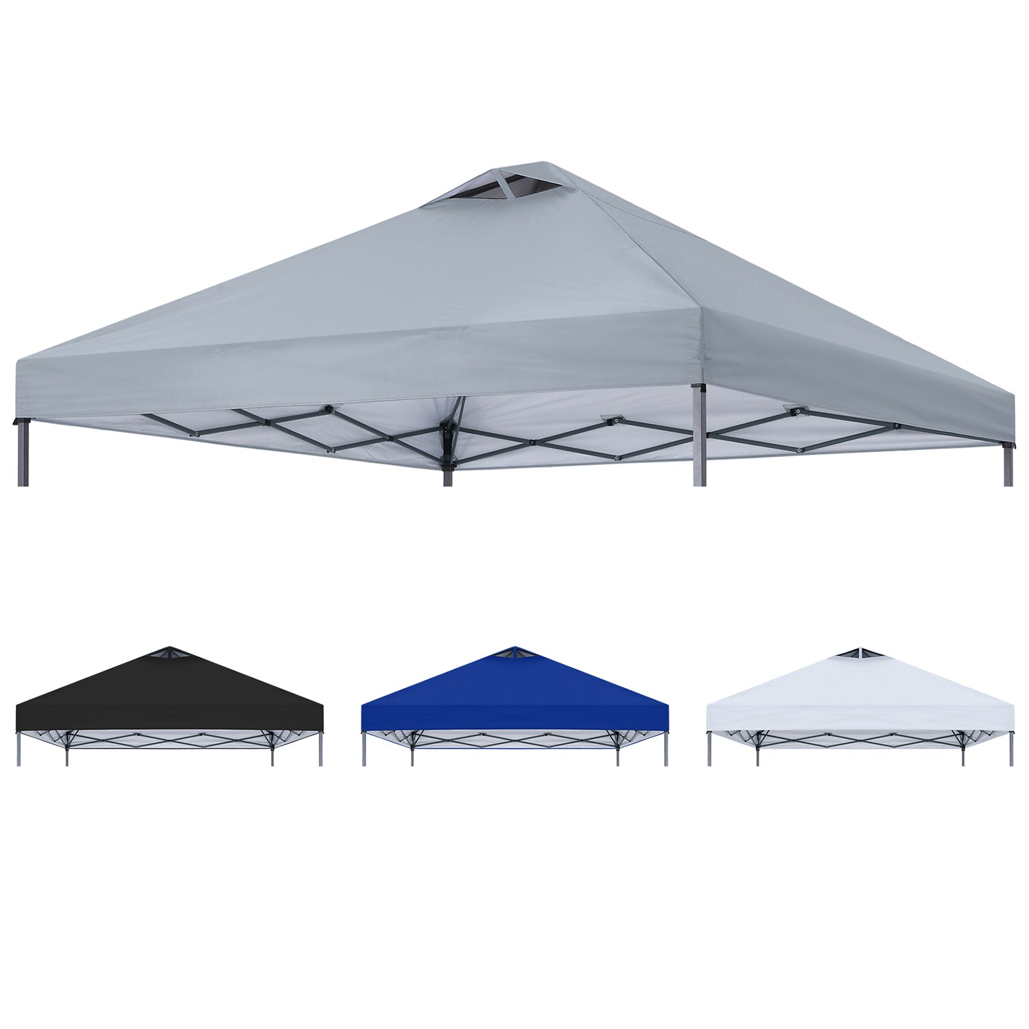 ABCCANOPY 10x10 Replacement Canopy Top Cover with Air Vent