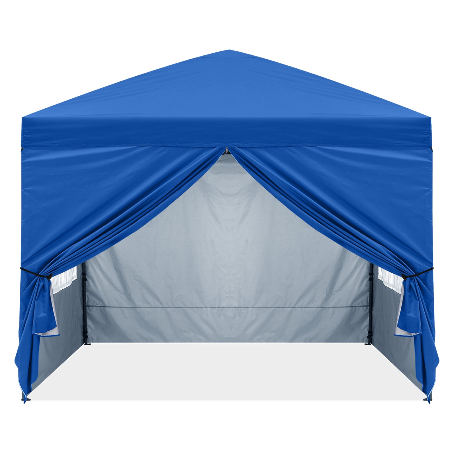 ABCCANOPY 10X10 Pop Up Canopy Tent Instant Shelter with Zipped Side Wall Church Window