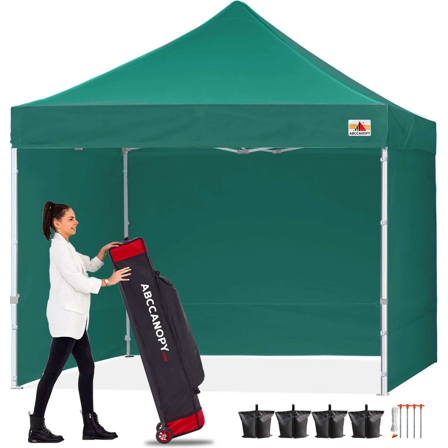 ABCCANOPY S1 Commercial Pop Up 10x10/10x15/10x20 Canopy Tent with Sidewalls