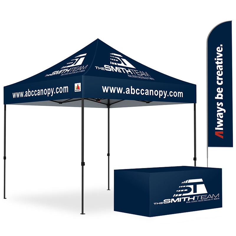 ABCCANOPY Custom Canopy 10x10 Full Case Vision Super Value Package (S1 Commercial)