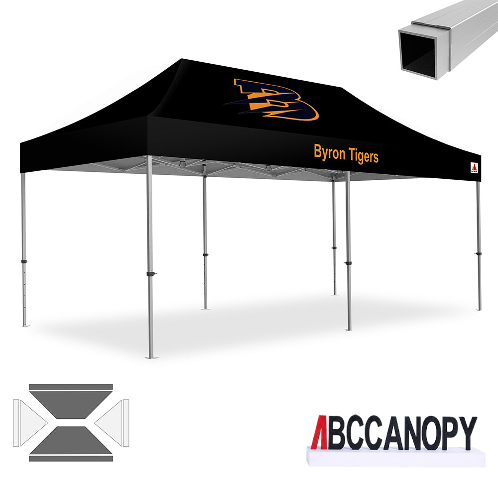 ABCCANOPY Custom Canopy Tent 10x10/10x15/10x20 Aluminum Pop Up Shelter (S3 Professional)