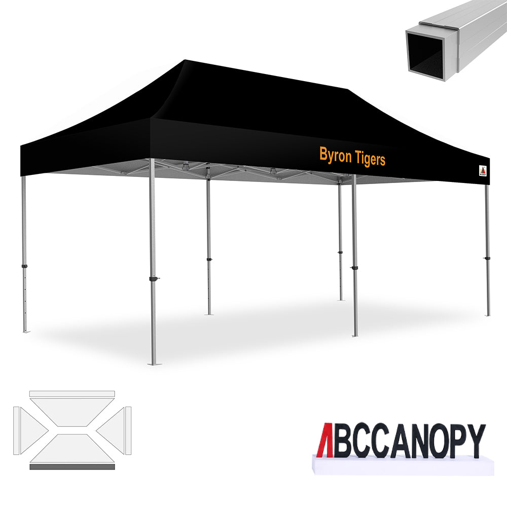 ABCCANOPY Custom Canopy Tent 10x10/10x15/10x20 Aluminum Pop Up Shelter (S3 Professional)