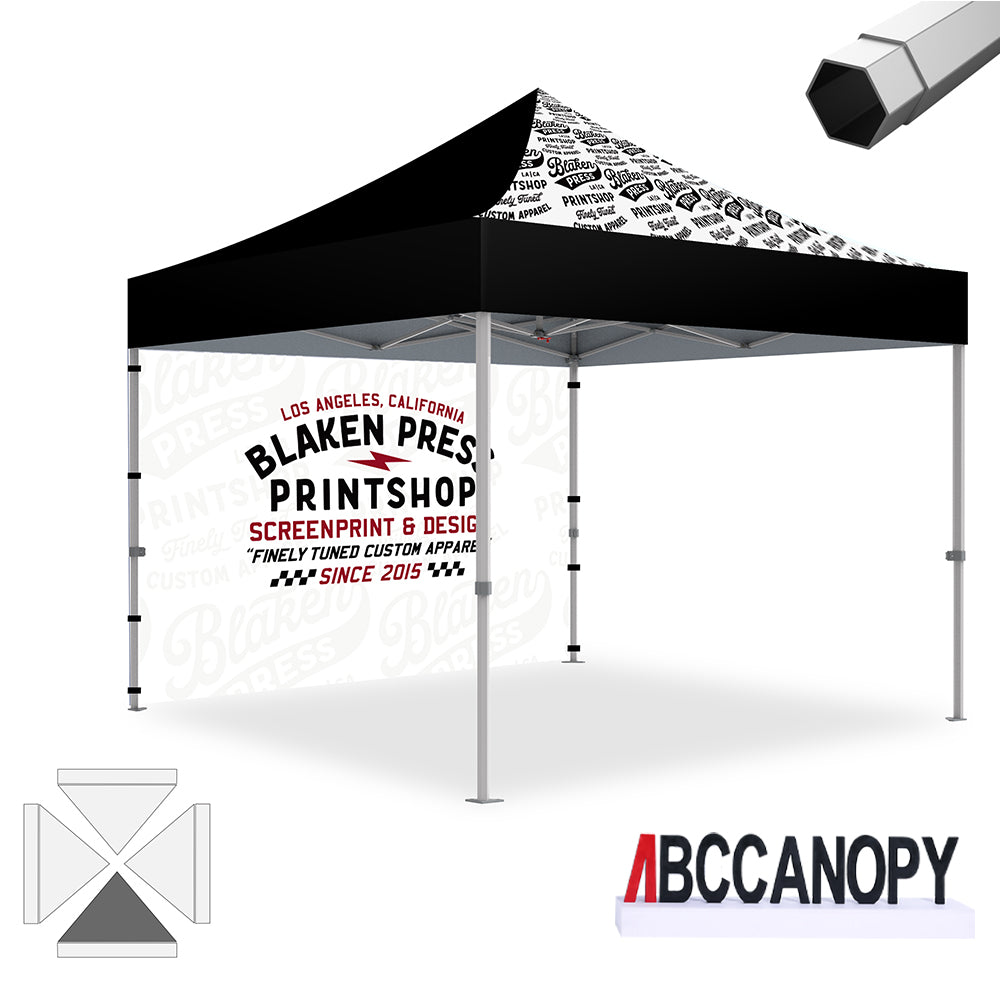 ABCCANOPY S2 Premium Heavy Duty Pop Up 8x8/10x10/10x15/10x20 Custom Canopy Tent