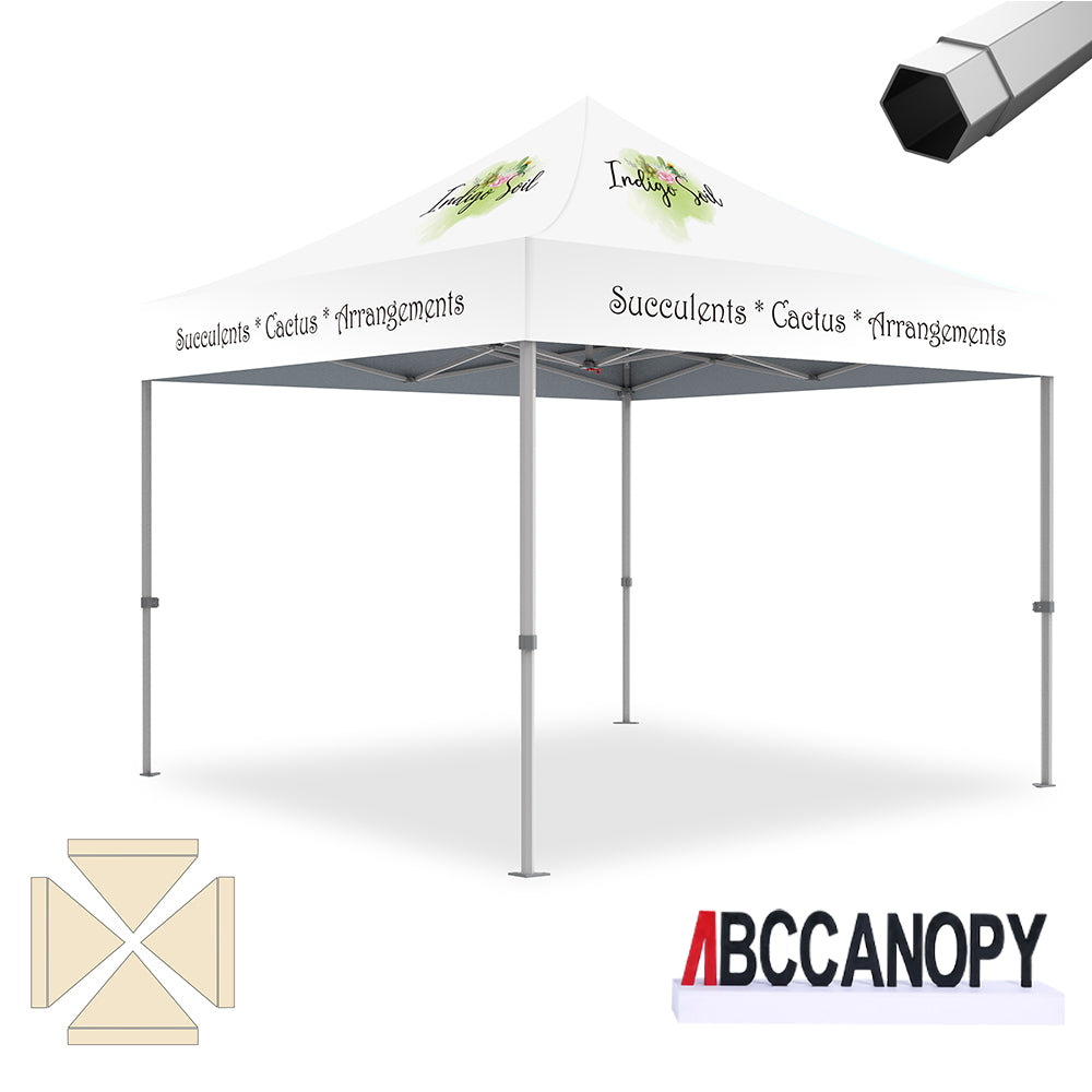 ABCCANOPY S2 Premium Heavy Duty Pop Up 8x8/10x10/10x15/10x20 Custom Canopy Tent