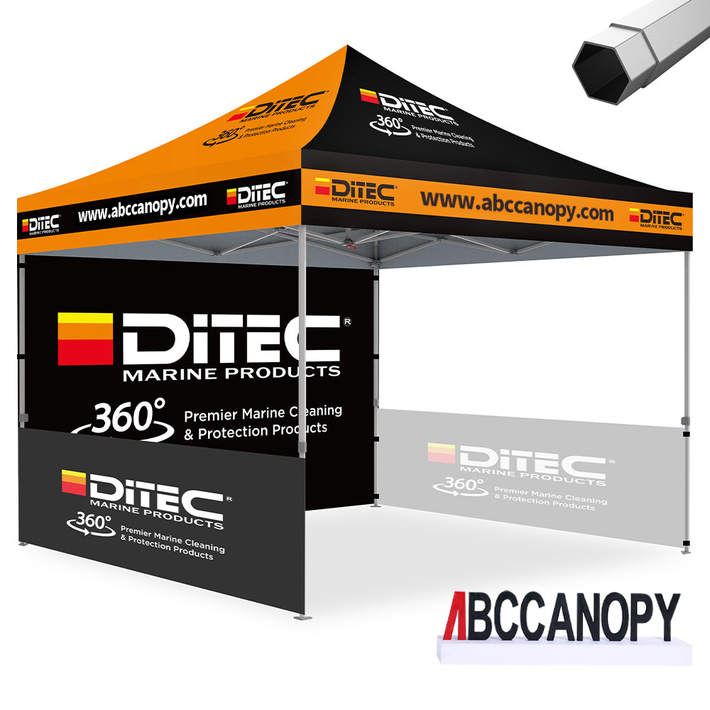 ABCCANOPY S2 Premium Heavy Duty Pop Up 10x10/10x15/10x20 Custom Canopy Tent