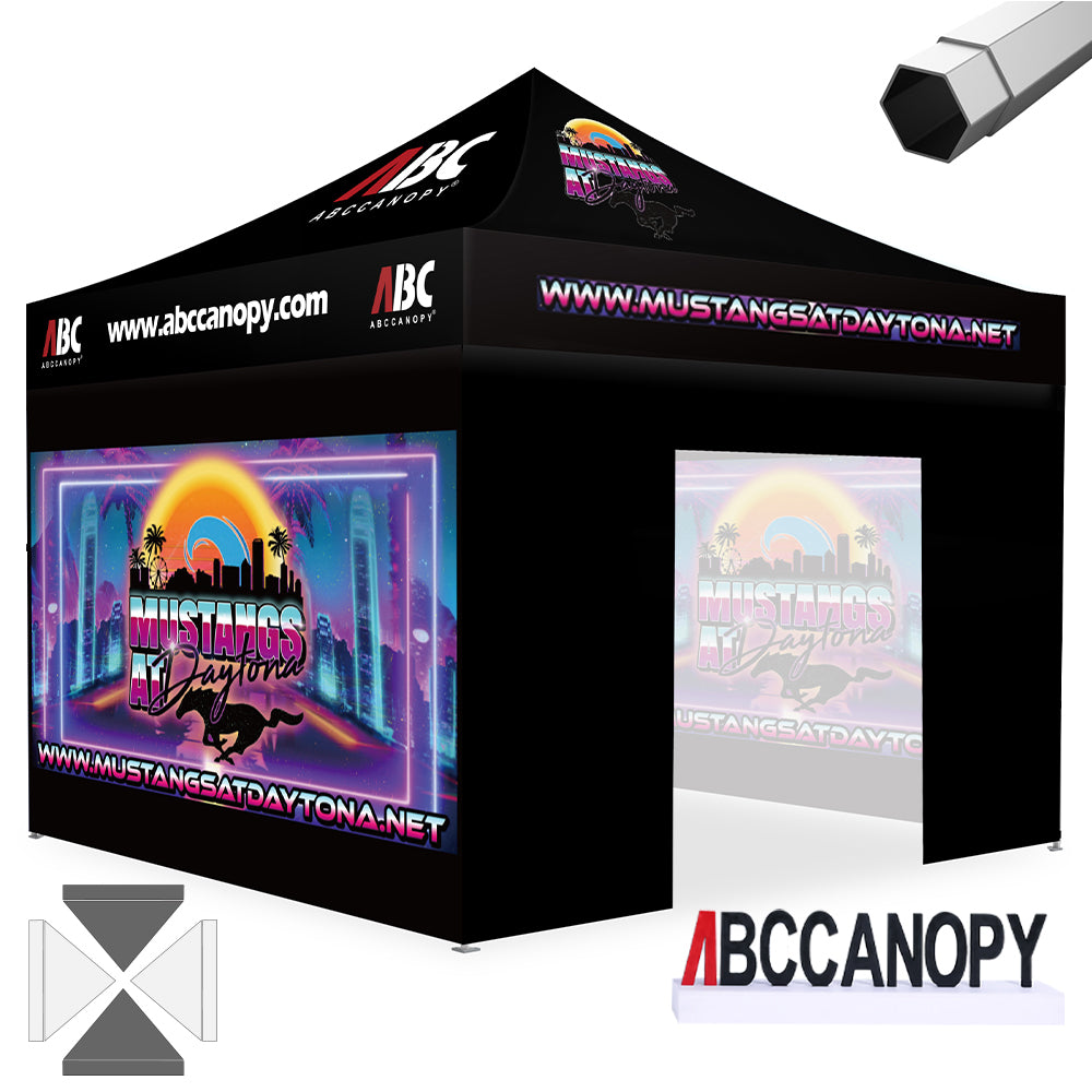 ABCCANOPY Custom Canopy Tent 10x10/10x15/10x20 Brand Union (S1 & S2 Premium)