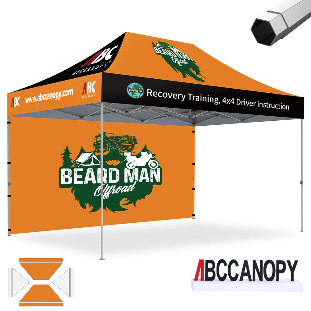 ABCCANOPY S2 Premium 10x10/10x15/10x20 Custom Canopy (Brand Union)