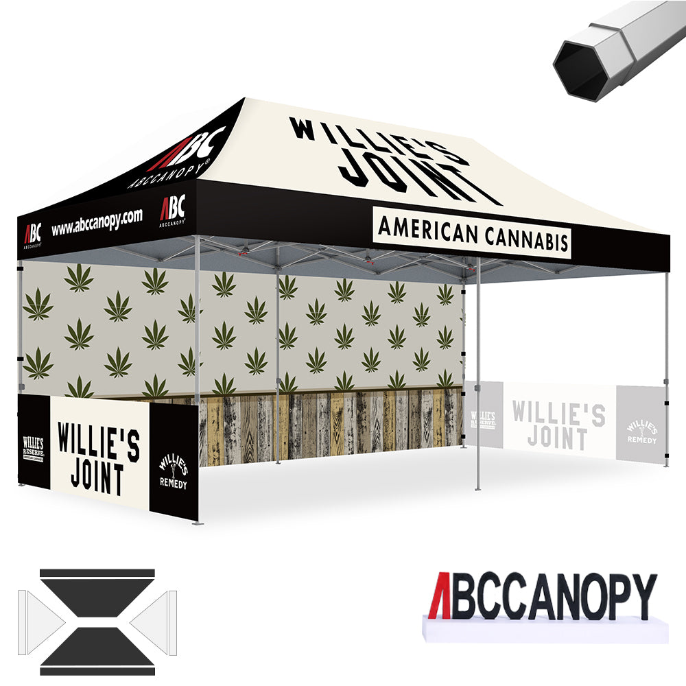 ABCCANOPY S2 Premium 10x10/10x15/10x20 Custom Canopy (Brand Union)